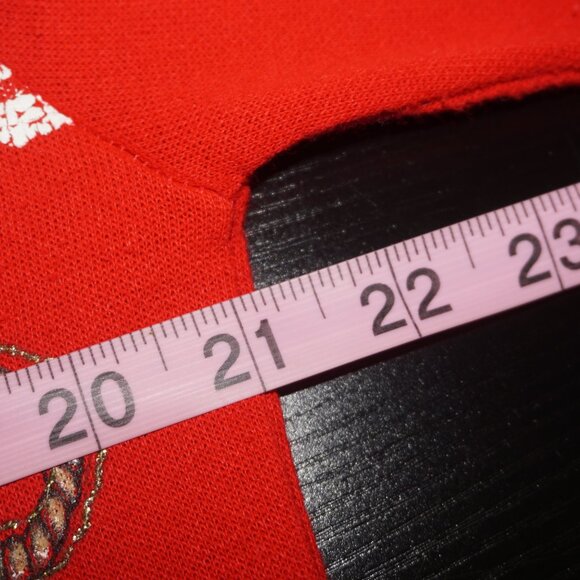 Vintage 80s Christmas Holiday Teddy Bear Pullover Sweatshirt - Picture 5 of 6